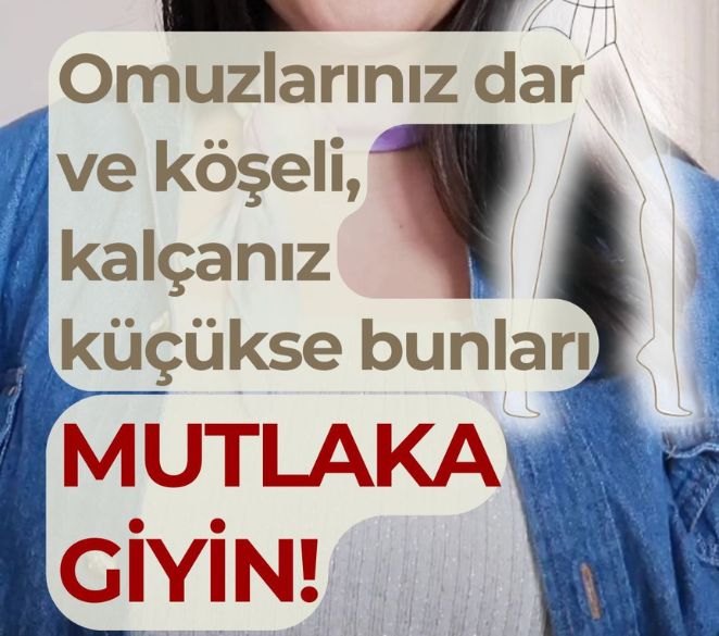 Dar omuz ve küçük kalçalı kadınlar için stil önerileri Instagram içeriği.