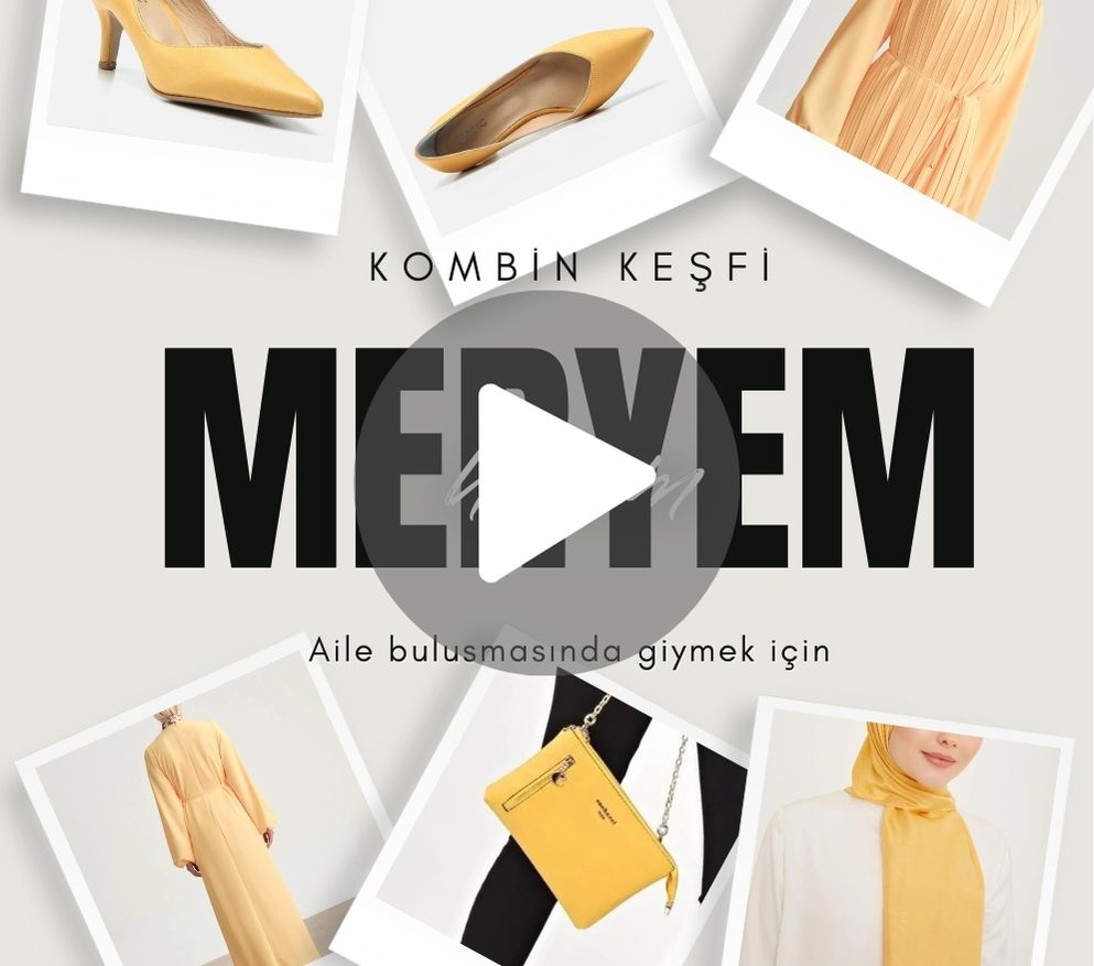 Meryem Hanım için yapılan kombin Instagram kapak resmi.